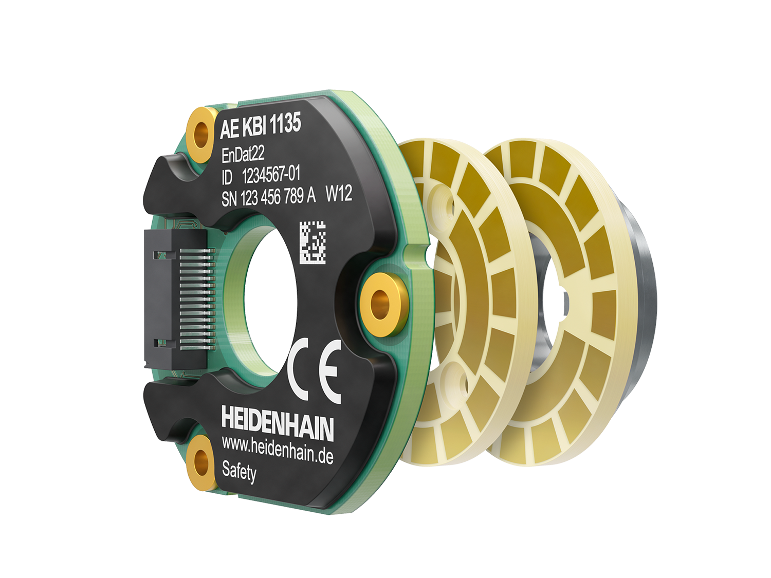 Drehgeber ohne Eigenlagerung Absoluter Drehgeber der Baureihe KCI/KBI 1100 mit hoher Zuverlässigkeit